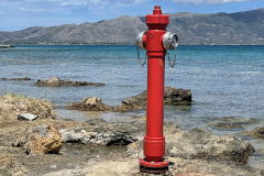 Elafonisos-Hydrant-im-Meer